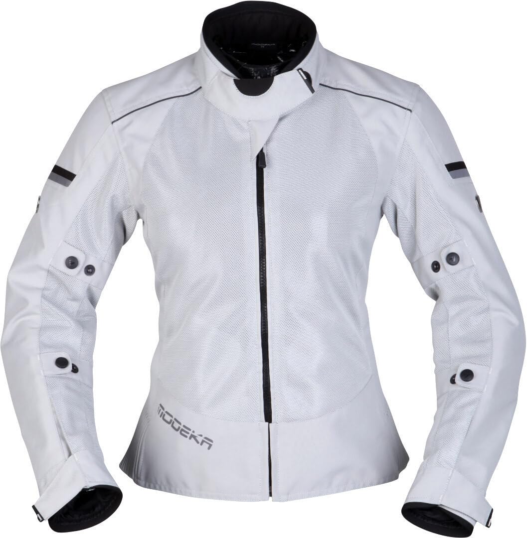 Modeka Veo Air Damen Motorrad Textiljacke – grau – Größe 46