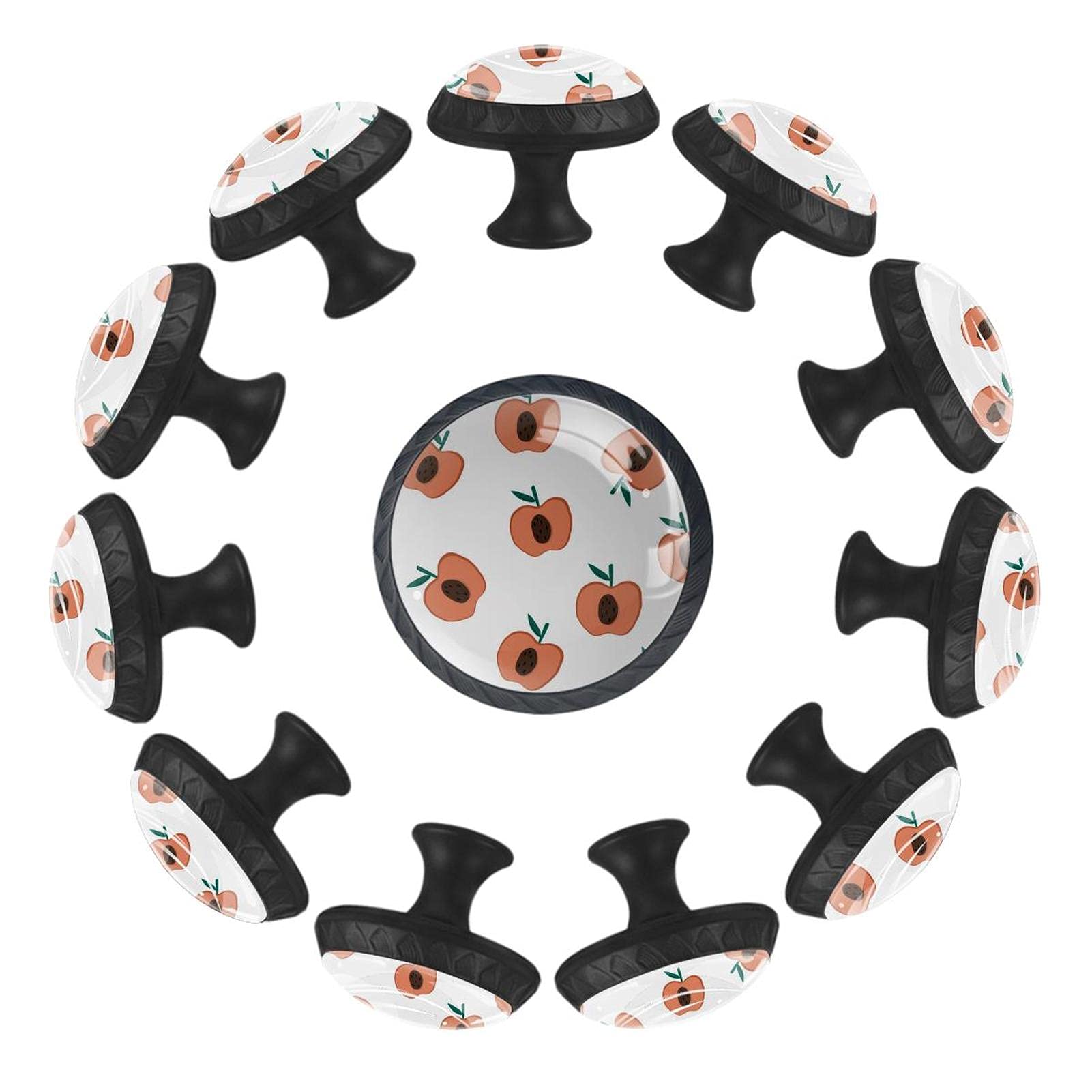 Lot boutons de tiroir ronds blancs 35mm commode chambre salle de jeux
