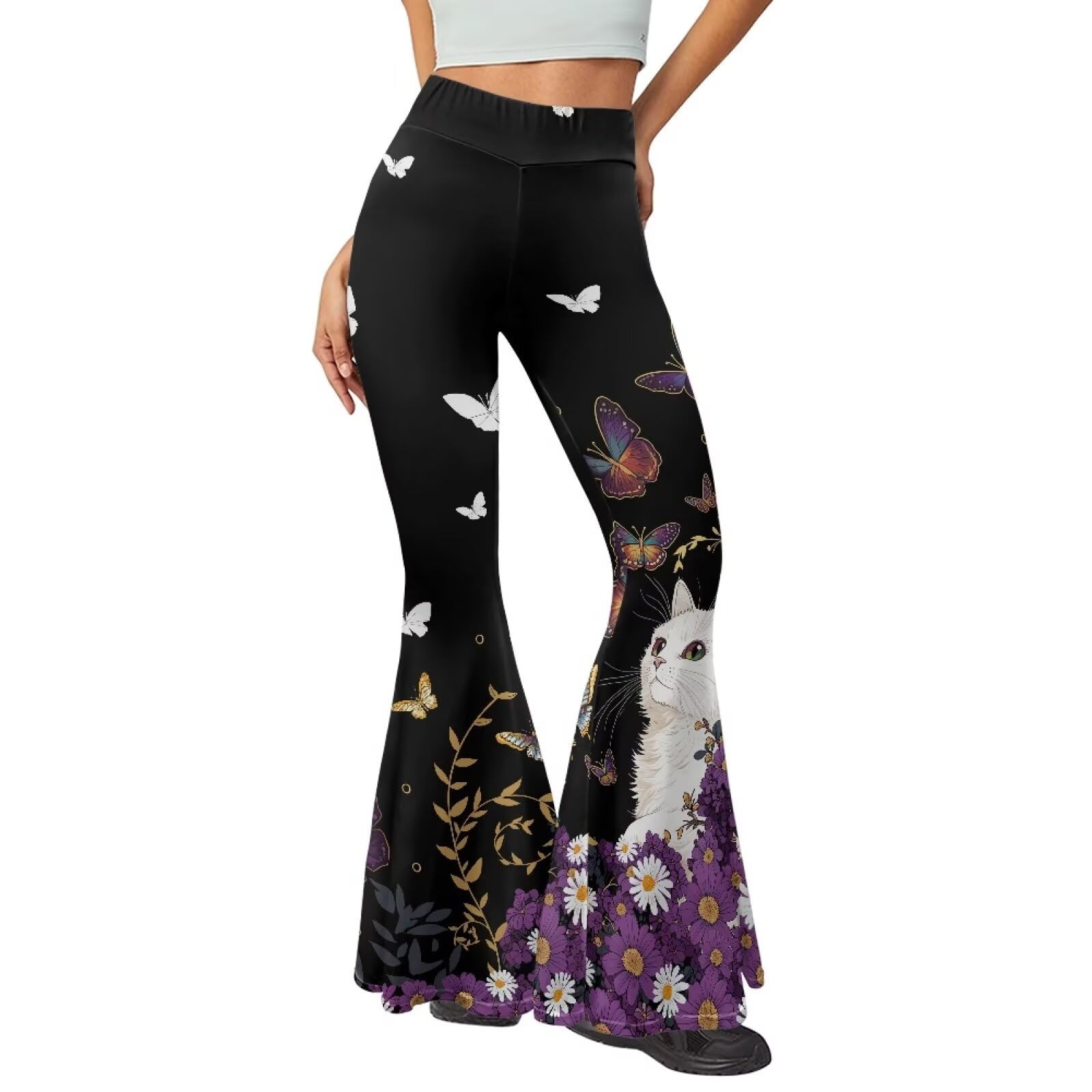 YEXIATODO Leggings svasati da donna, pantaloni della tuta da donna, pantaloni da yoga