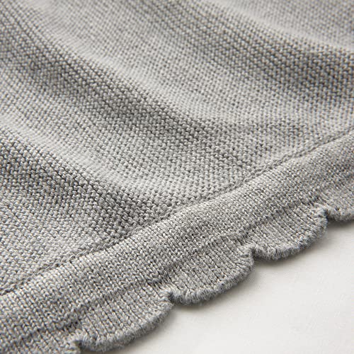 Couverture tricoté gris ProTuning LEN anti courant d'air poussette - 4