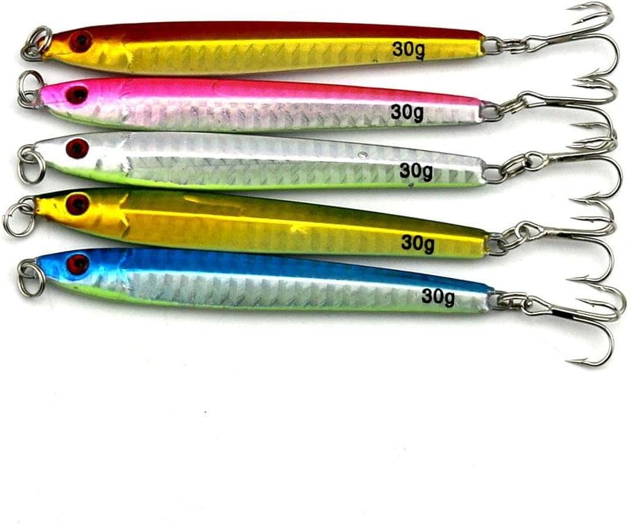 ycyingcheng Lead Casting Jig Metal Slice Fishing Lures Spinning Fishing Hook Fish Hooks for Fishing, Spinners & Spinnerbaits