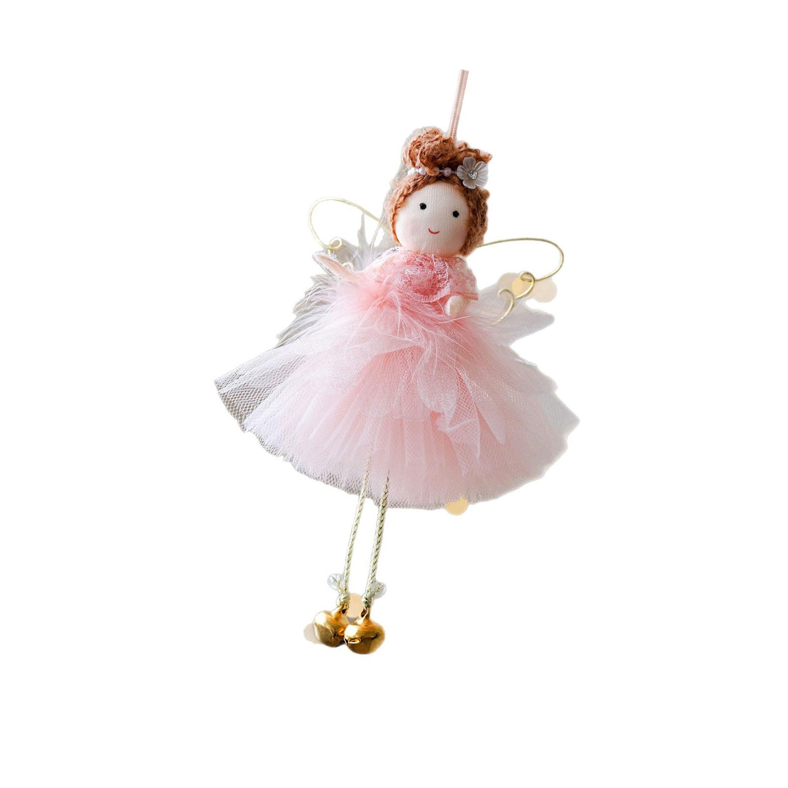 Plcpdm A Figure Tree Ornament 17 X 12Cm Holiday Decor With Loop Top Nd Mesh Skirt For Indoor Seasonal Home Display Seasonal Figure Ornament Christmas Tree Decor Loop Top Mesh Skirt Indoor Shelf Mantel Wreath