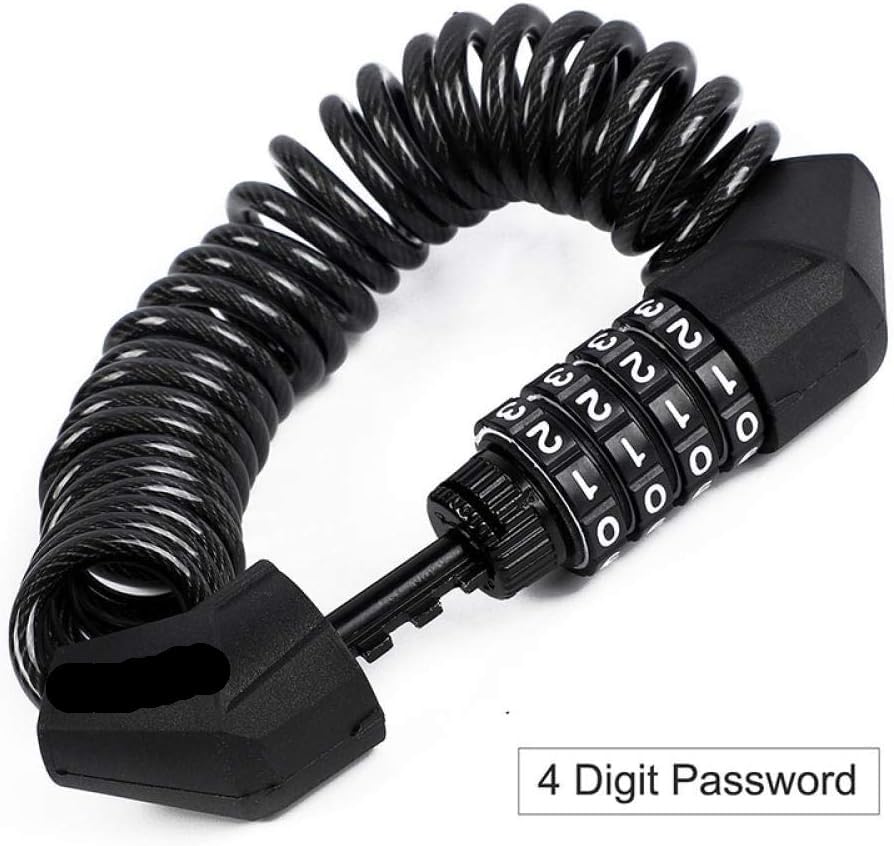 Mini-Fahrradschloss Mit Code - Kompaktes Kabelschlo Produktbild-Vorschau 5