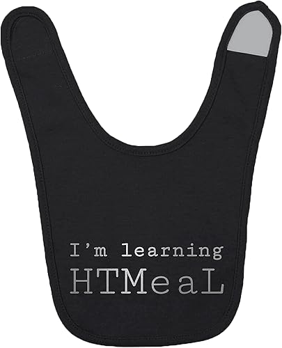 Vista 21 de >hello world - Techie Baby Onesie - Sombrero - Manta - Combinaciones de paquete de babero Black Fabric / Gold Design