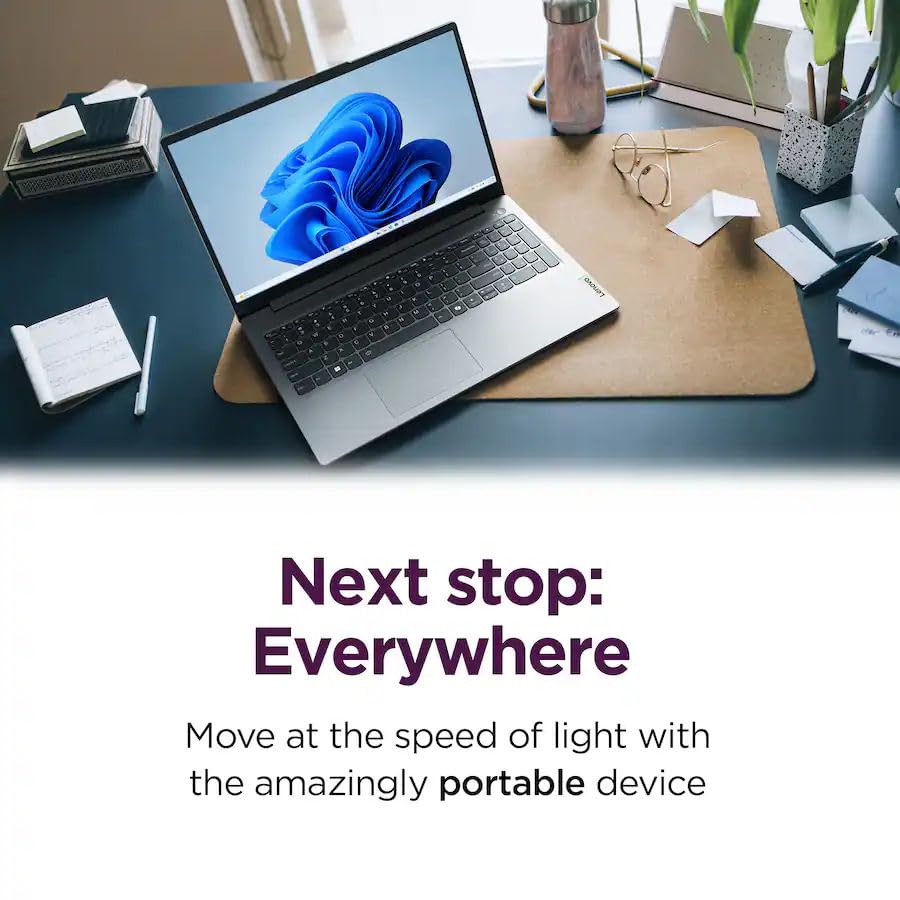 Image of Lenovo IdeaPad Business Slim 3i Laptop Computer, 15.6 inch Full HD Display, Intel i3-N305 CPU, 8GB LPDDR5 RAM, 128GB SSD, Lightweight, Long Battery Life, WI-FI 6, Windows 11 with Microsoft 365