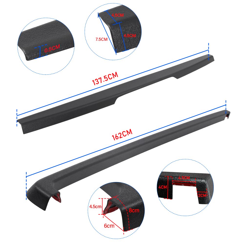 Kit de Protección de 3 Piezas para Toyota Hilux 2021-2026 (Invincible GR Sport) Doble Cabina, Protector de Portón Trasero con Recorte para Maneta y Rieles Laterales LLDPE - Negro Mate (Caja Abierta)
