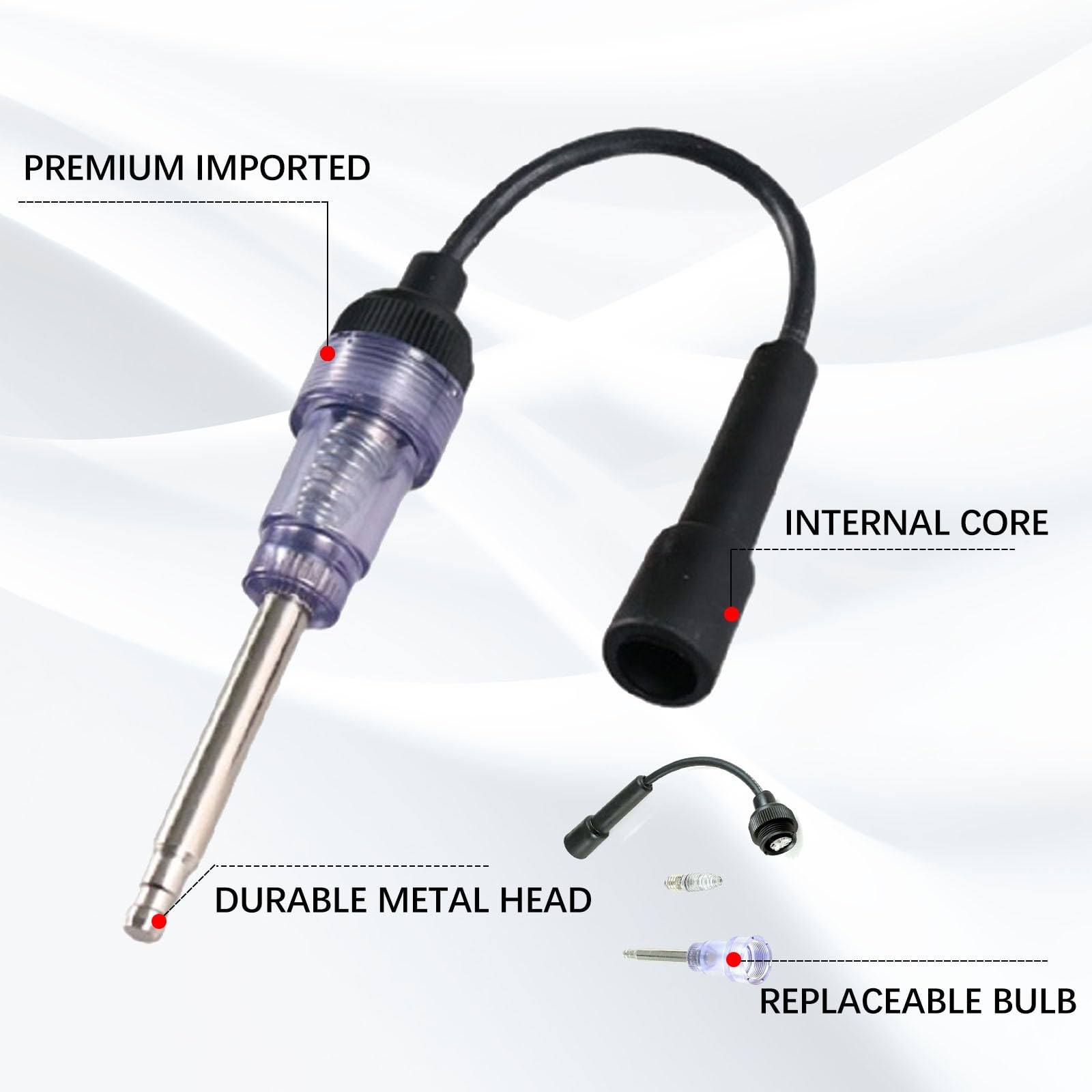 Tester di Accensione per Auto, Moto e Tosaerba - Tester per Scintille e Candele di Accensione