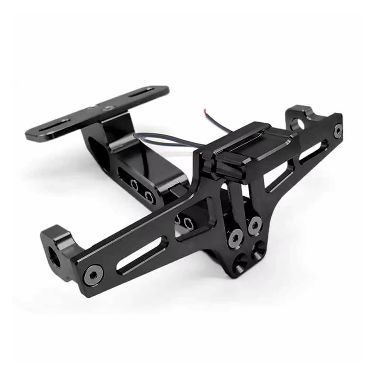 Moto Soporte Matrícula Soporte para Licencia De Motocicleta, Marco Placa Registro Trasero, Amortiguador para Moto 125 para Voge Sr4, MAX