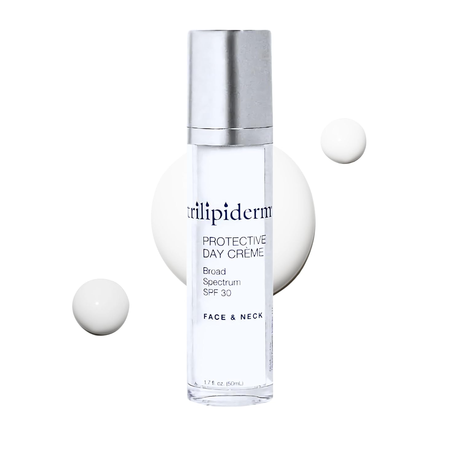 Trilipiderm Protective Day Crème SPF 30 – Face Moisturizer with Sunscreen, Daily Facial Moisturizer for Dry & Sensitive Skin, Anti Aging Face Cream with Hyaluronic Acid, Broad Spectrum UVA/UVB, 1.7 oz