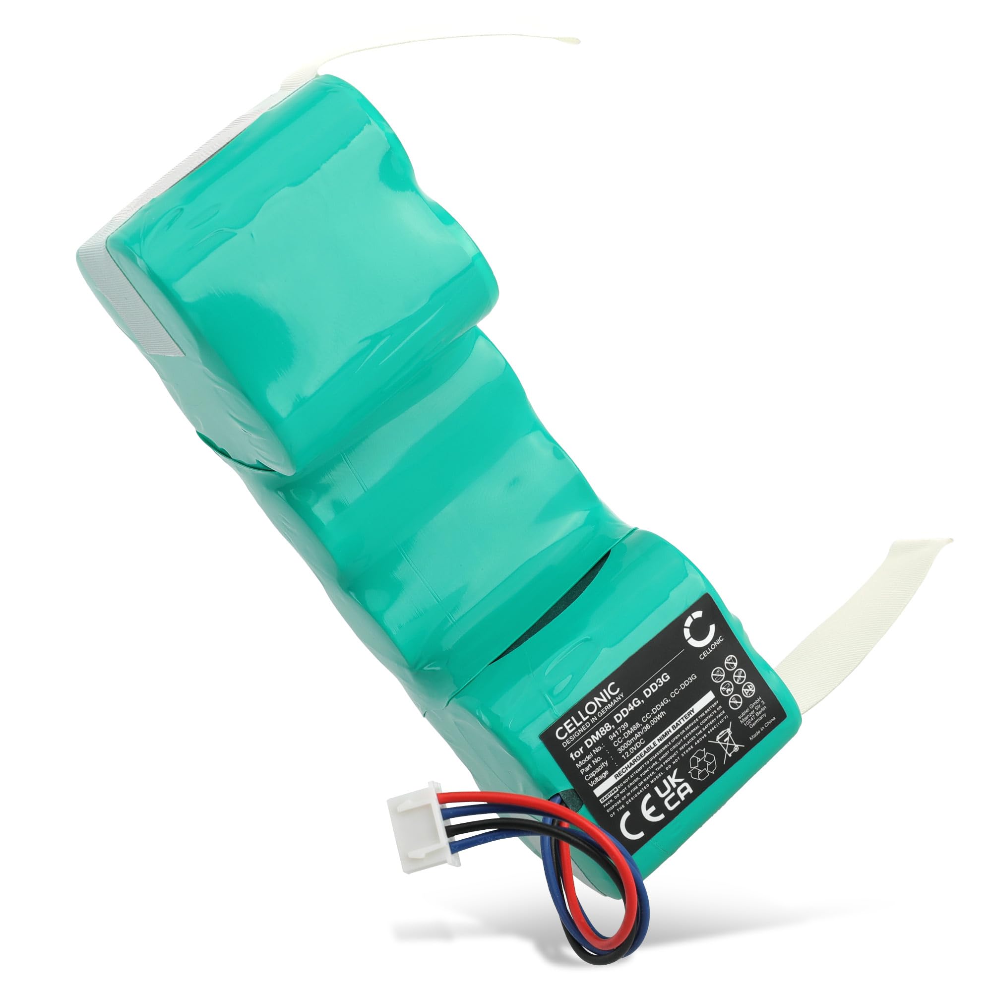 CELLONIC Bateria kompatybilna z ECOVACS Deebot 900, D900, 901, M88, D901, DG710, 907, DG716, ECOVACS OZMO 610, DD35 3000mAh