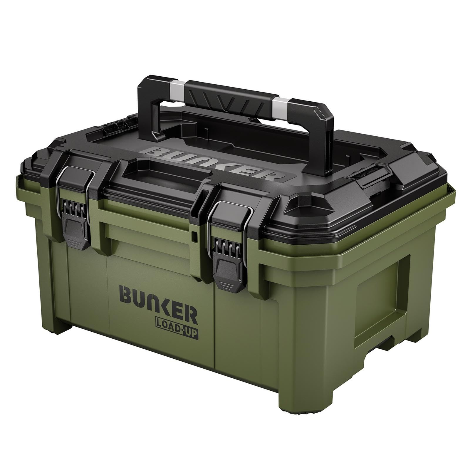Draper Bunker Load Up Stacking Tool Box  230mm Ip65 Waterproof Storage With Lift Out Tray & Lockable Lid from B&Q