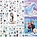 Tatuaggi Temporanei per Bambini, Tatuaggi Finti Temporanei Adesivi , Ricompensa Scuola Regalo Compleanno Bambini Ragazze (8 Sheet 200+ Pcs, Frozen)