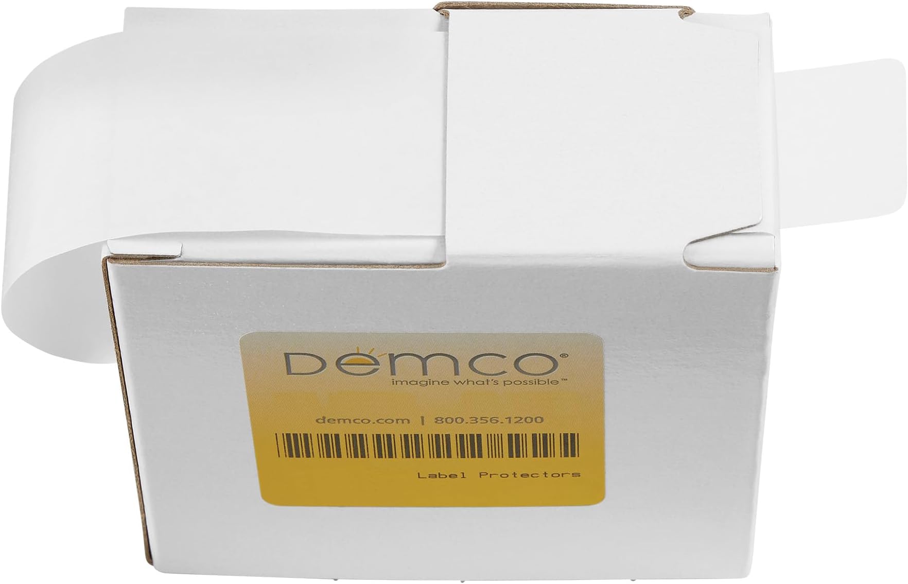 Demco® Clear Glossy Label Protectors on Rolls – Self-Adhesive, 1.5 mil Film for Barcodes, Spine Labels & Office Use – Acid-Free, Archival-Safe – Available in Rolls of 250, 500, or 1,000