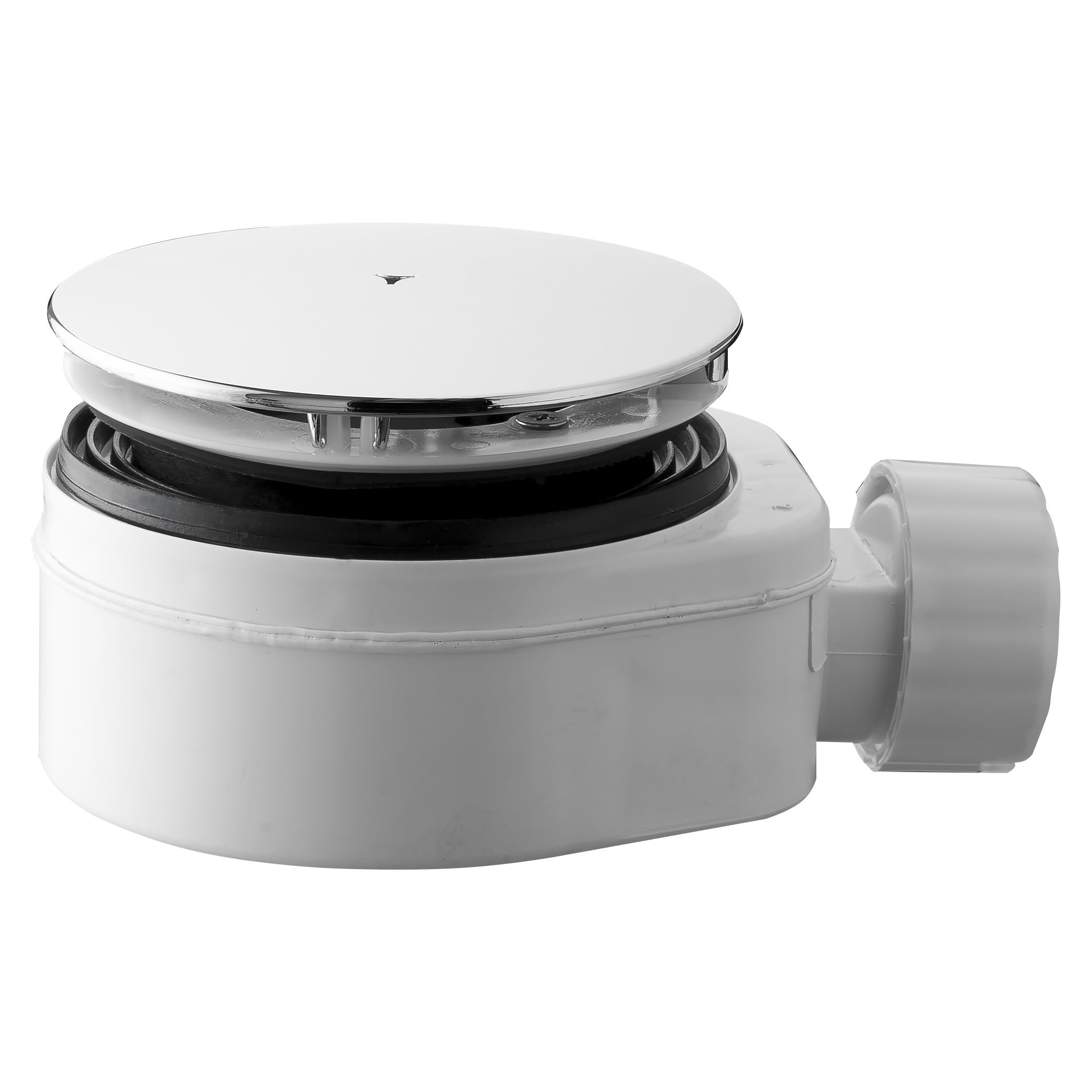 Tea - omp spa - piletta sifonata in pp con griglia per piatto doccia con foro 90 mm - tea auva mini