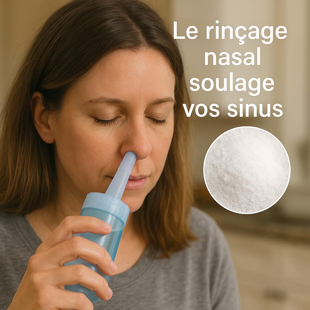 AVIDA ZEN - Sel Nasal - Lavage Nez Adultes - Sachets de 2,7g de Sel pour Rinçage Nasal - Lot de 60 Sachets - Idéal pour Kit d'Irrigation Nasale pour Adultes et Enfants