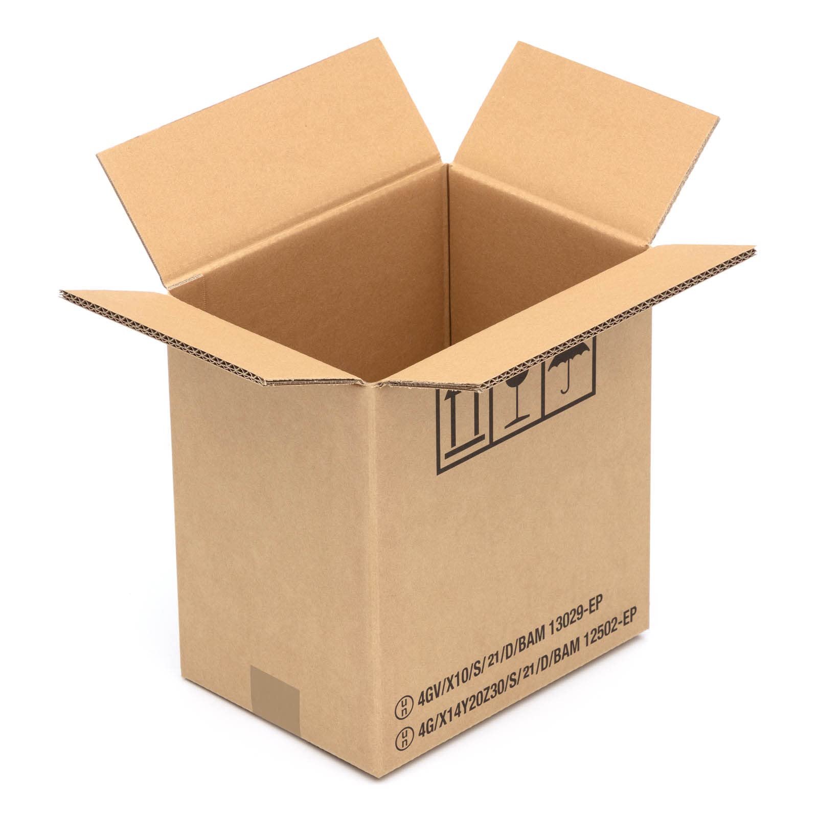 KK Verpackungen Gefahrgutkartons 2-wellig UN 4G/4GV | 15 Stück, 275 x 195 x 300 mm | Gefahrgutverpackung für Transport | Versandkarton Fefco 0201 für Gefahrstoffe