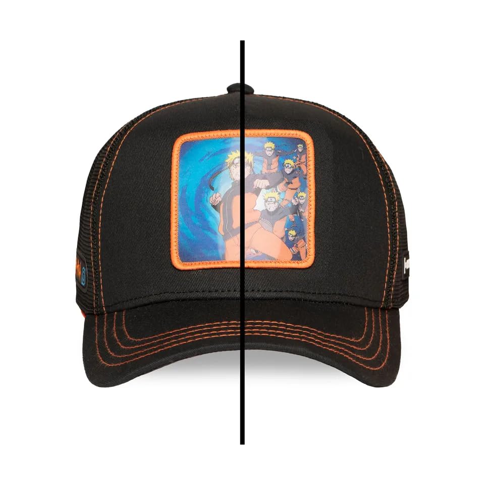 Casquette Naruto Uzumaki réglable pour éviter la chaleur grâce au filet arrière ventilé