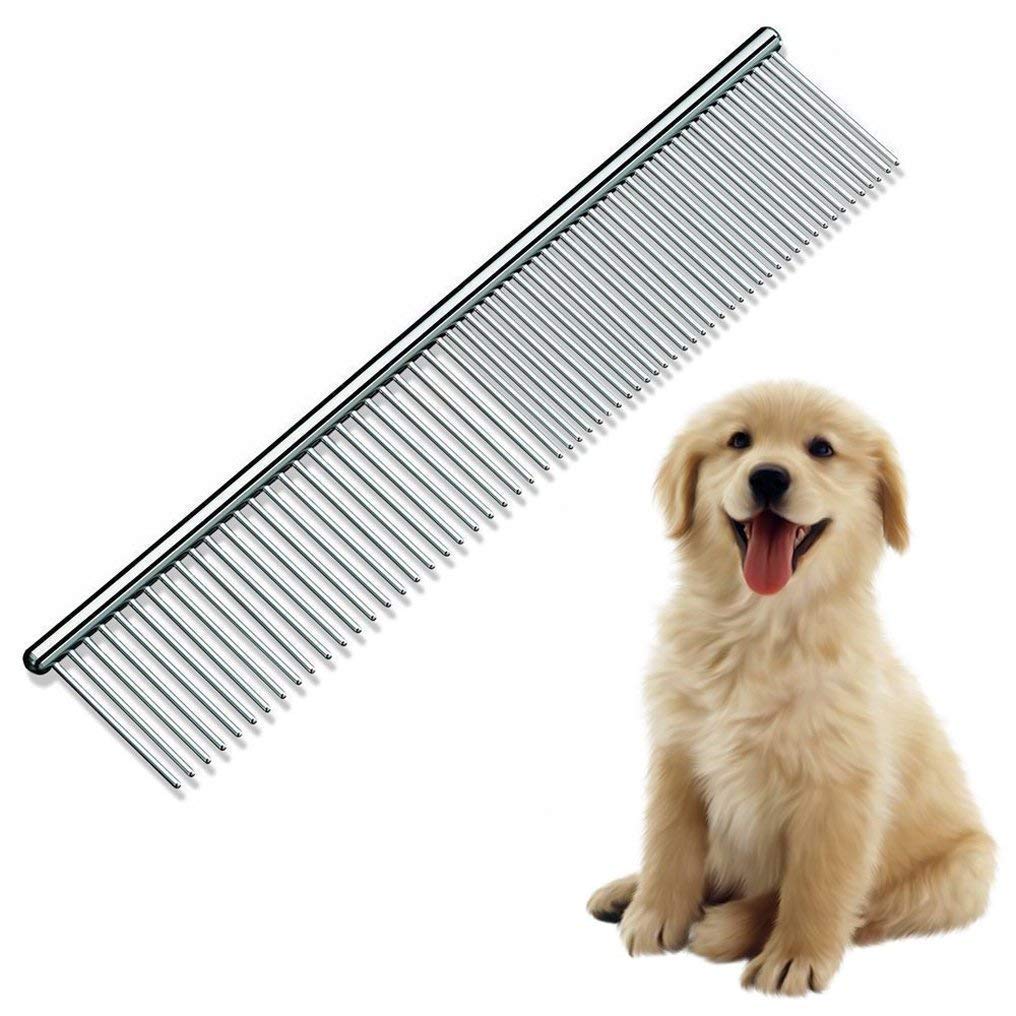 PetCeptual Stainless Steel Grooming Comb for Fur Dogs and Puppies - Small (B09B13QWVP) Amazon Price History, Amazon Price Tracker