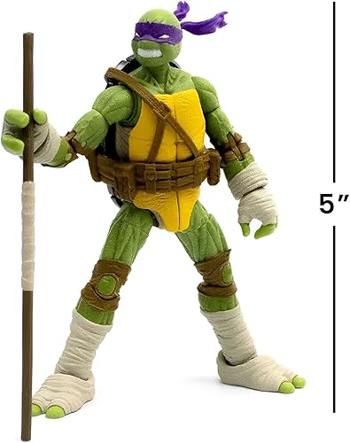 Miniatura 6 de Tortugas Ninja Adolescentes Mutantes BST AXN Donatello IDW Inspirado en Cómic Héroes Figura de Acción de 5 Pulgadas