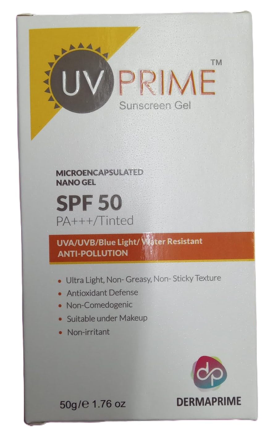 All UV PRIME Sunscreen Gel SPF 50 PA+++/ Tinted-image-3