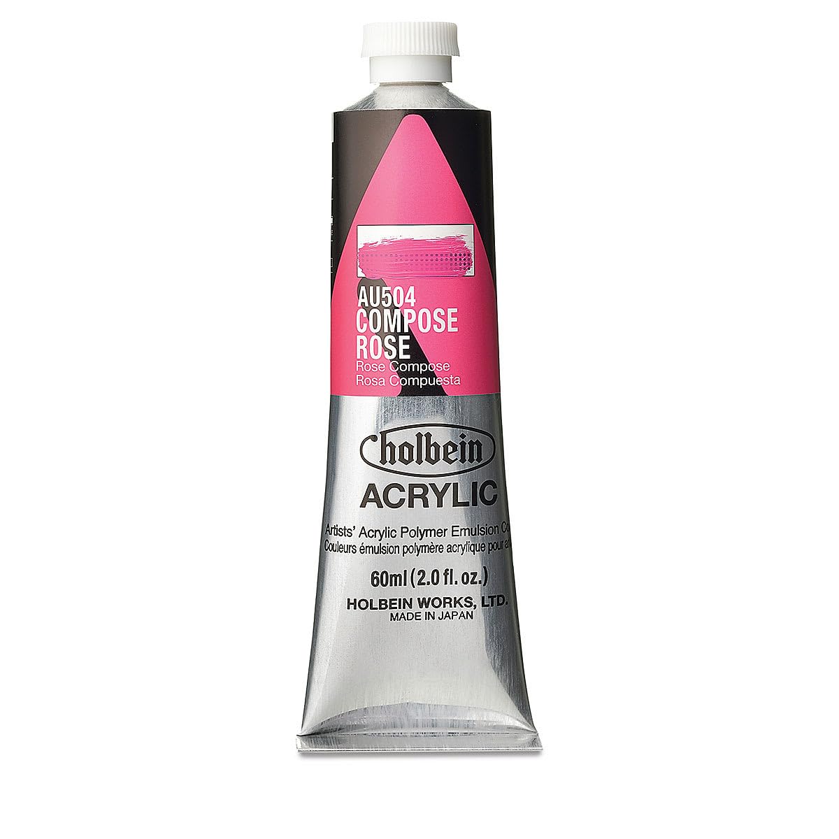 Acrylique Heavy Body Holbein Compose Rose de Qualité Supérieure
