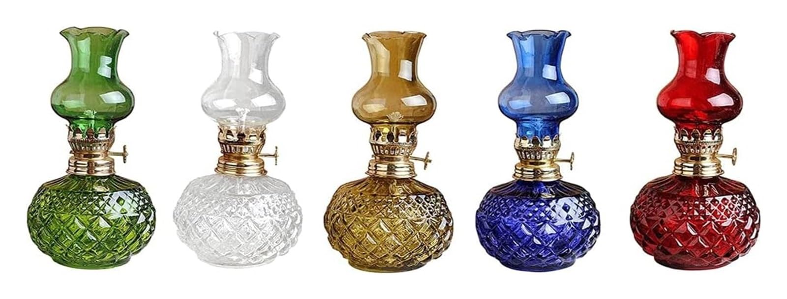 koulate Orkaan Lampen, Vintage Storm Lantaarn Lichten Olielamp Brandende Lantaarn Retro Kerosine Lampen Klassieke Olielamp Tafel Lantaarns voor Thuis, Tuin, Camping Citronella Camping Lantaarn (Blauw