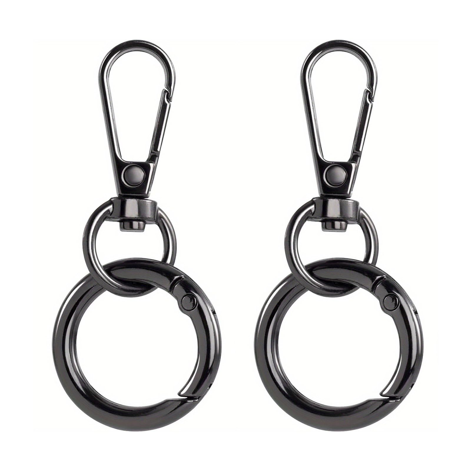 Metal Swivel Snap Hook and Ring Lobster Claw Clip Art Craft Snap Hook and Chain for Keychain Clasp