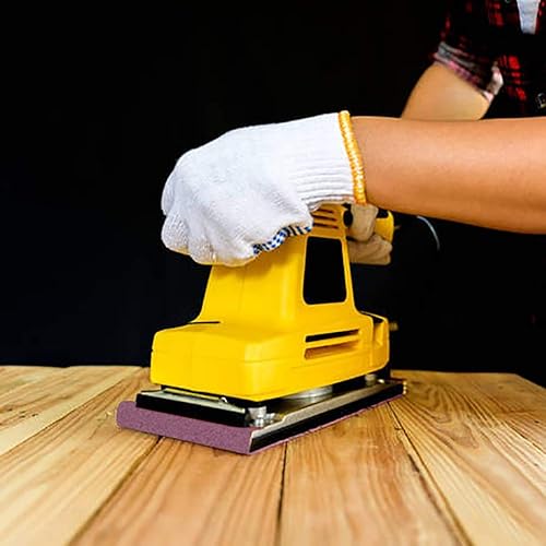 Miniatura 7 de 20 hojas de papel de lija de grano 1000 de 9 x 11 pulgadas, papel de arena abrasiva y seca de alúmina fundida blanca de alto rendimiento para