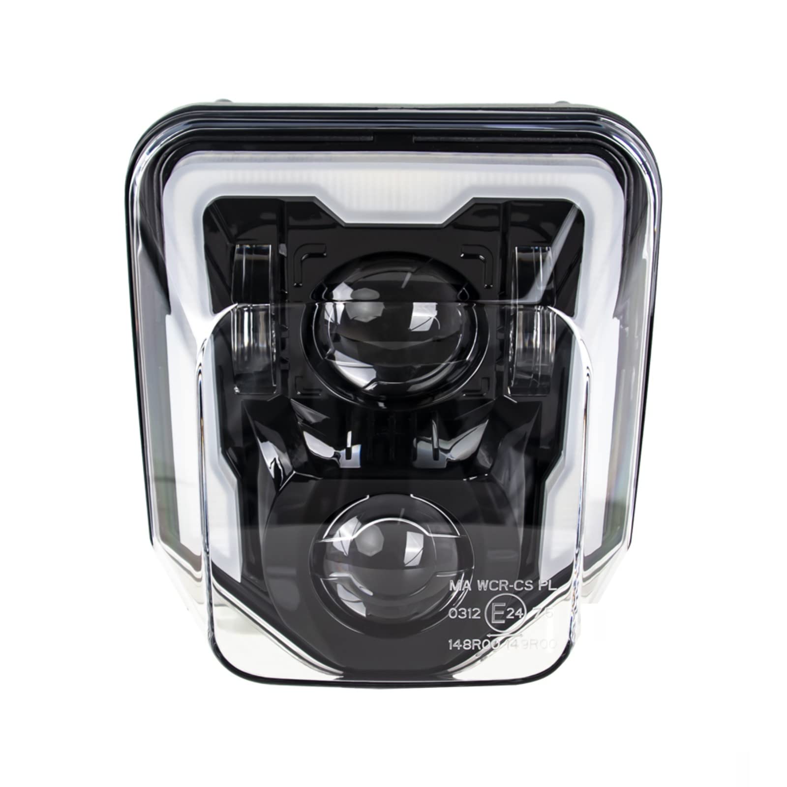 Phare Avant LED Pour Husqvarna FE/TE 250-501 2020-2021 - Carénage Vert - 12V 35W