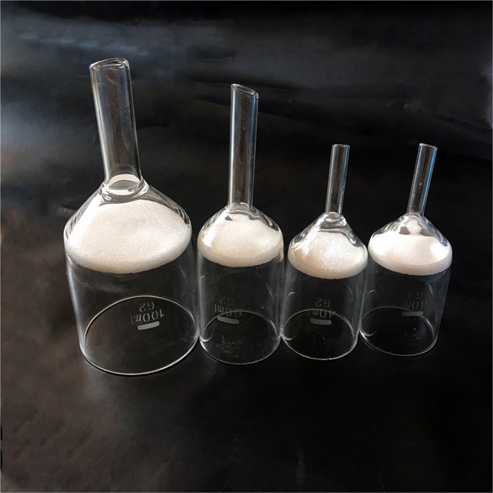 Embudo Buchner de Laboratorio G3 de 35ml a 1000ml, Filtro Grueso, Embudo sinterizado con núcleo de for cristalería de Laboratorio (G1/G2/G4/G5 reemplazable), 1 Unidad(500ml) | 500ml