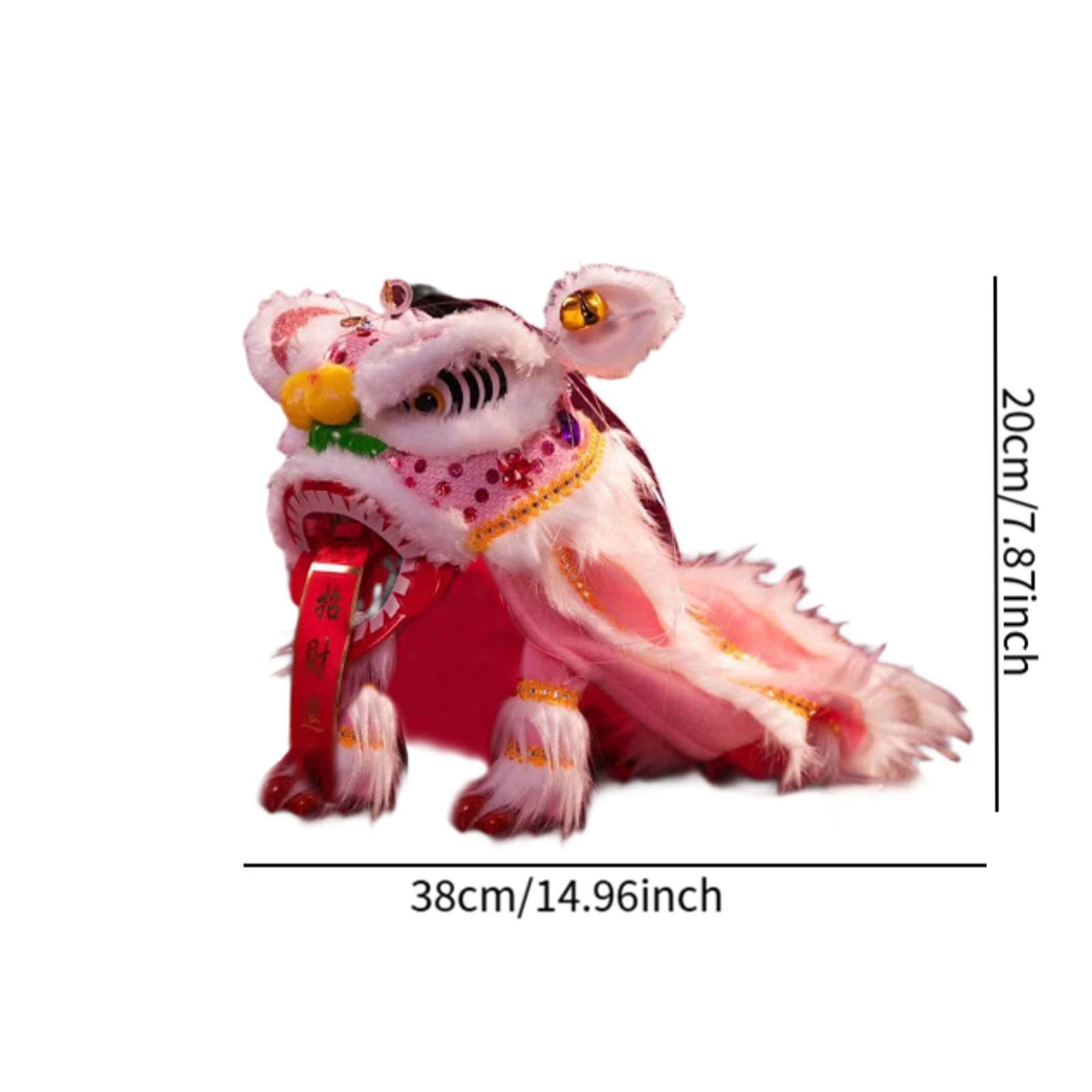 Marionnette Chinoise Lion Jouet Fait Main Souvenir 2025 Marionnette à Ficelle Lion Danse
