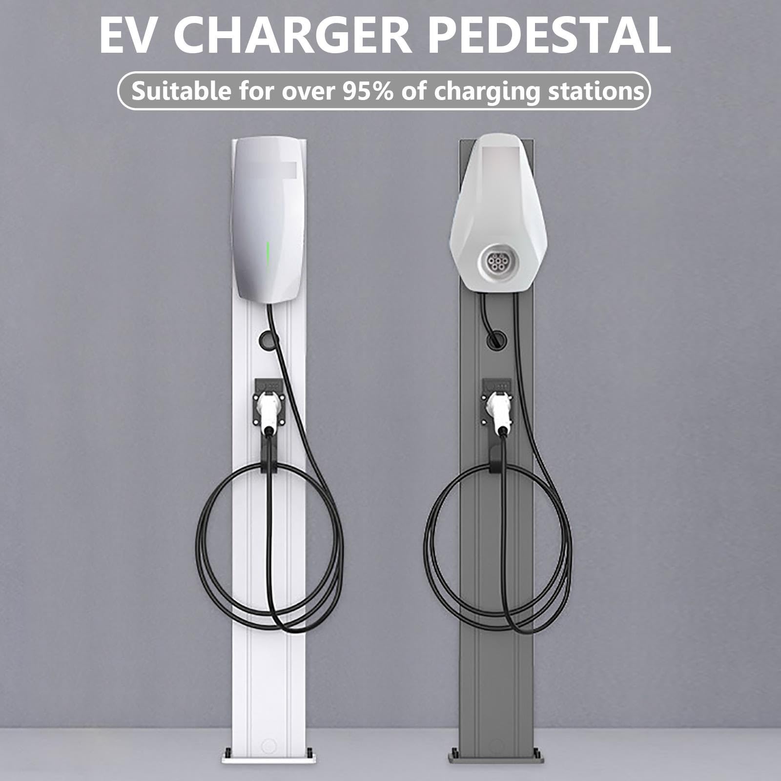 Colonnina di Ricarica EV, Supporto Esterno per Caricabatterie per Auto EV