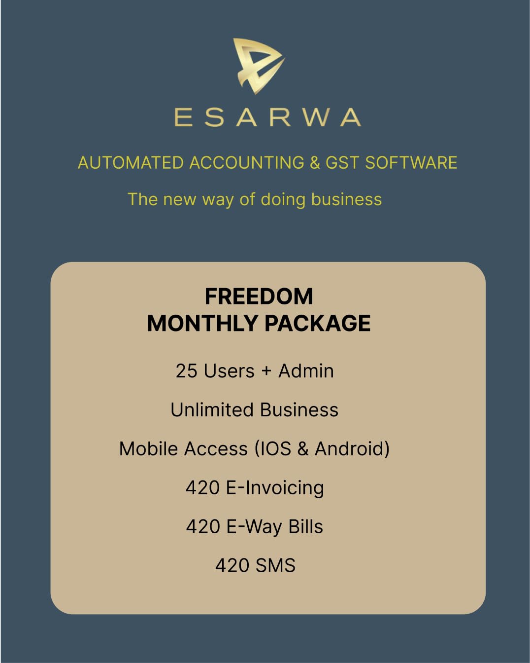 Esarwa Accounting & GST Software : Freedom Plan Monthly-image-26