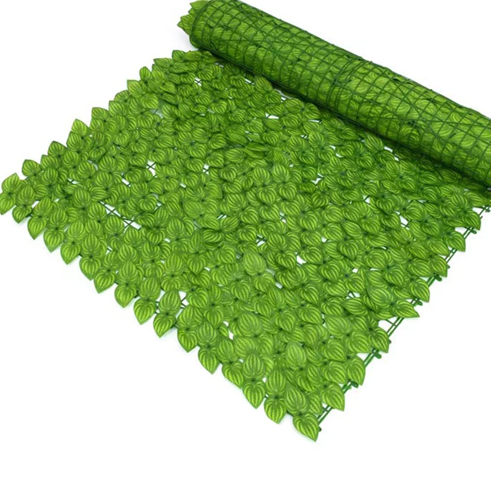 Artificiali Screening Edera Foglia Hedge per la Decorazione di Interni ed Esterni della Parete Verde del Cortile di Recinzione HXJDP220729(Color:,Size:100x500cm)