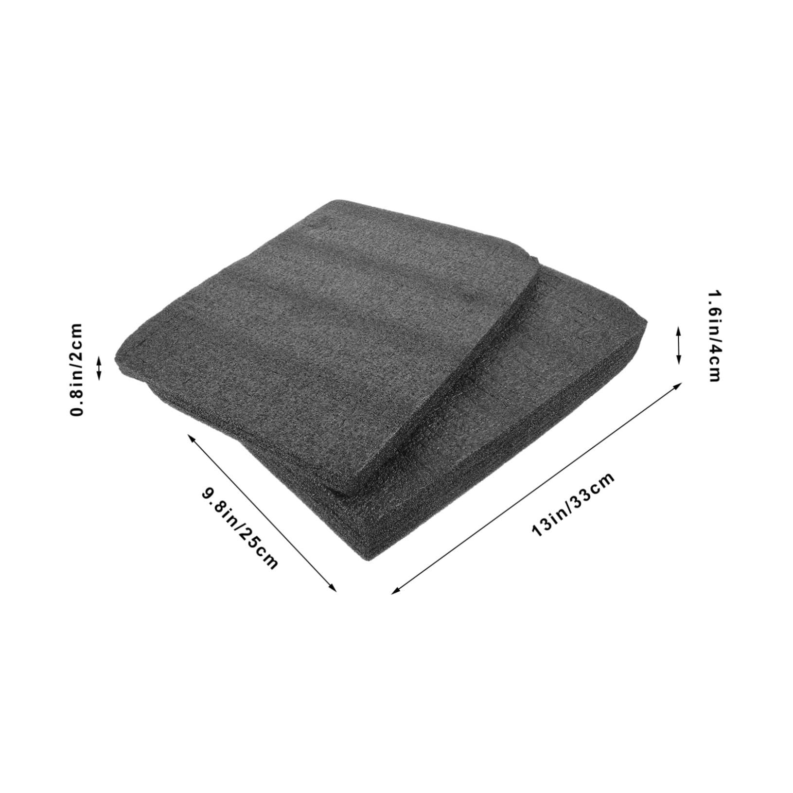 Angoily 4 Ensembles Boîte À Outils De Cube En Mousse Coussinet De Mousse Cas Prédécoupé Pour Déménager Conditionnement Artisanat Poubelle Mousses De Rembourrage Noir 2 Pièces * 4