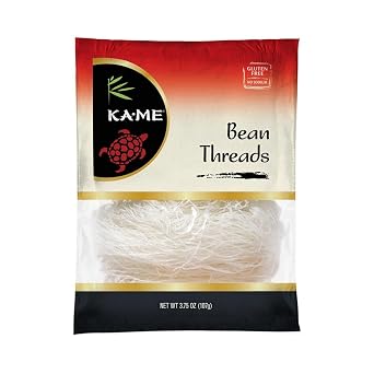 KA-ME Bean Threads, 7.5 Ounce Bags, Pack of 12 70450
