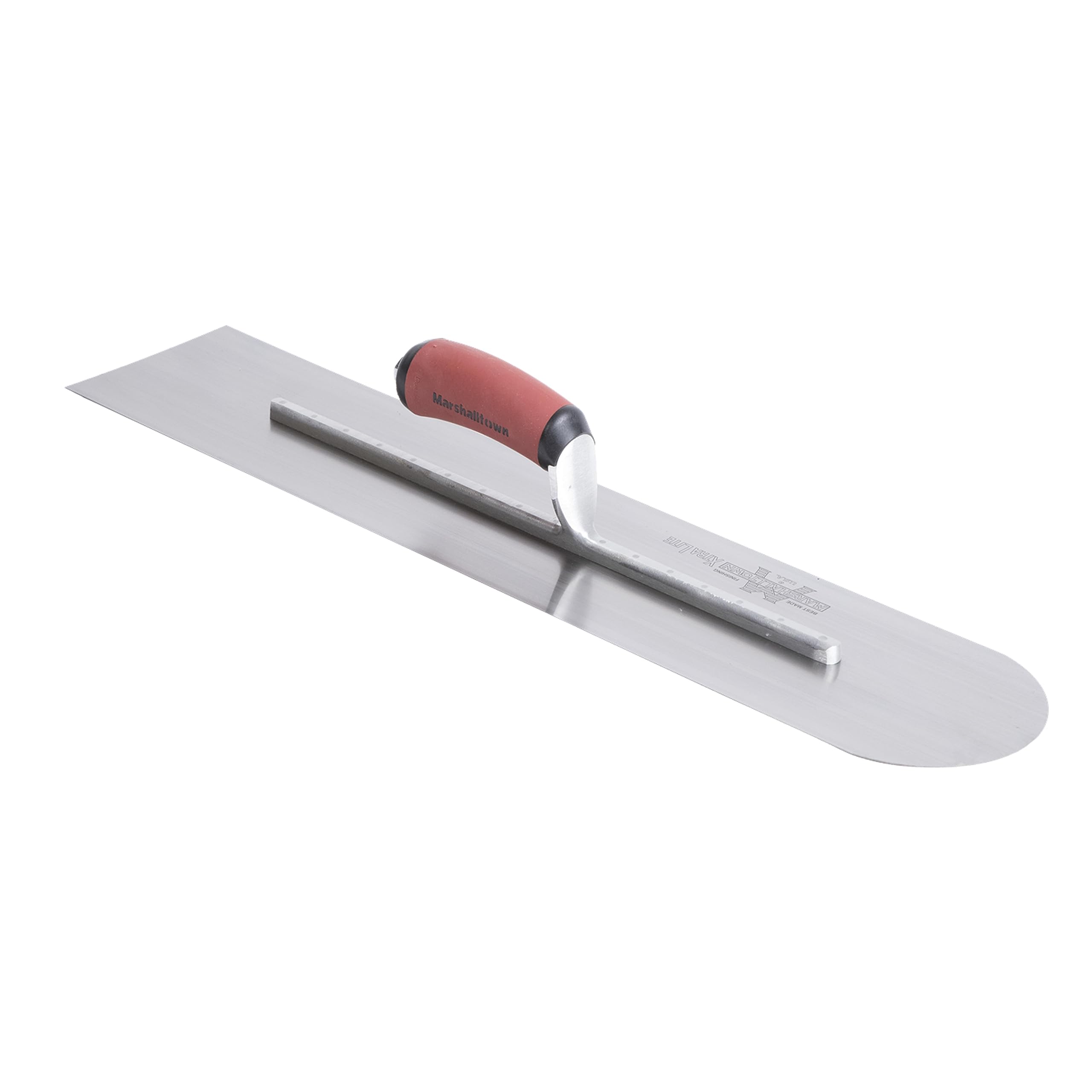 Marshalltown Glättkelle Aus Goldstahl – Perfekt Für Boden & Beton, Mit Gebogenem Holzgriff, 406x102 Mm