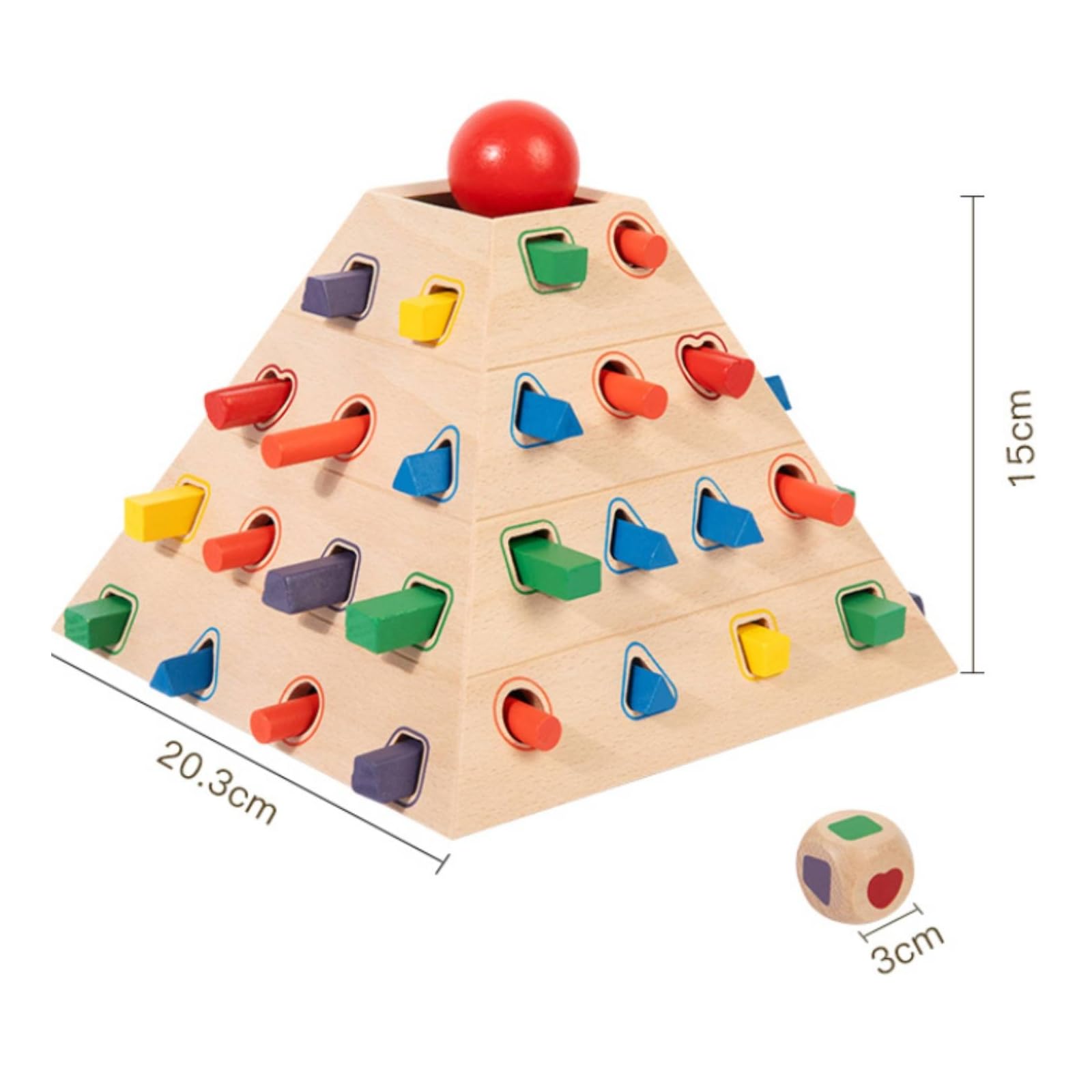 Pyrami Pédagogique Sensoriel Naturel, pr Maternelle, s, Bébés