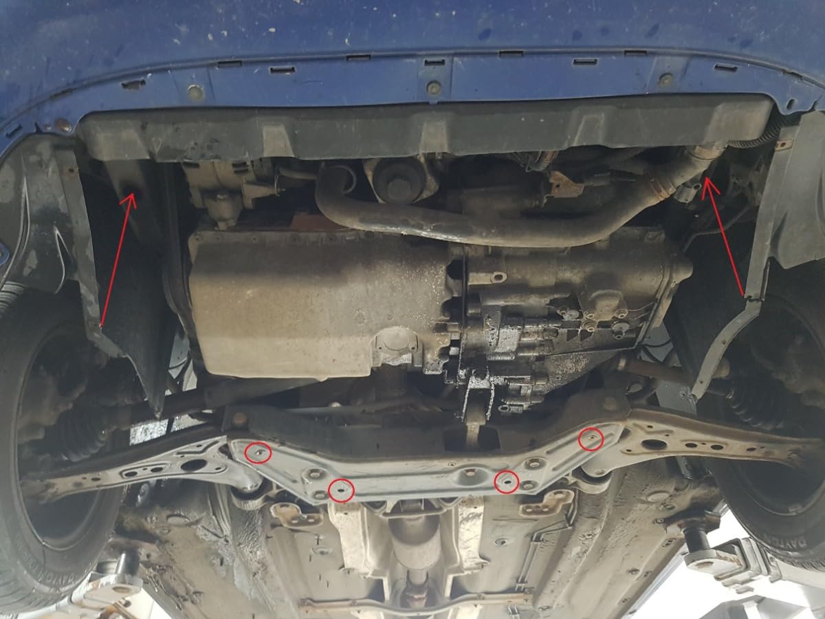 Protección de motor metálica compatible con VW Polo (6R)