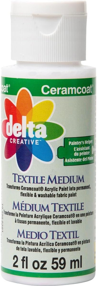 Delta Creative Ceramcoat Textile Medium Delta 2oz, 2 ounce (Pack of 2)