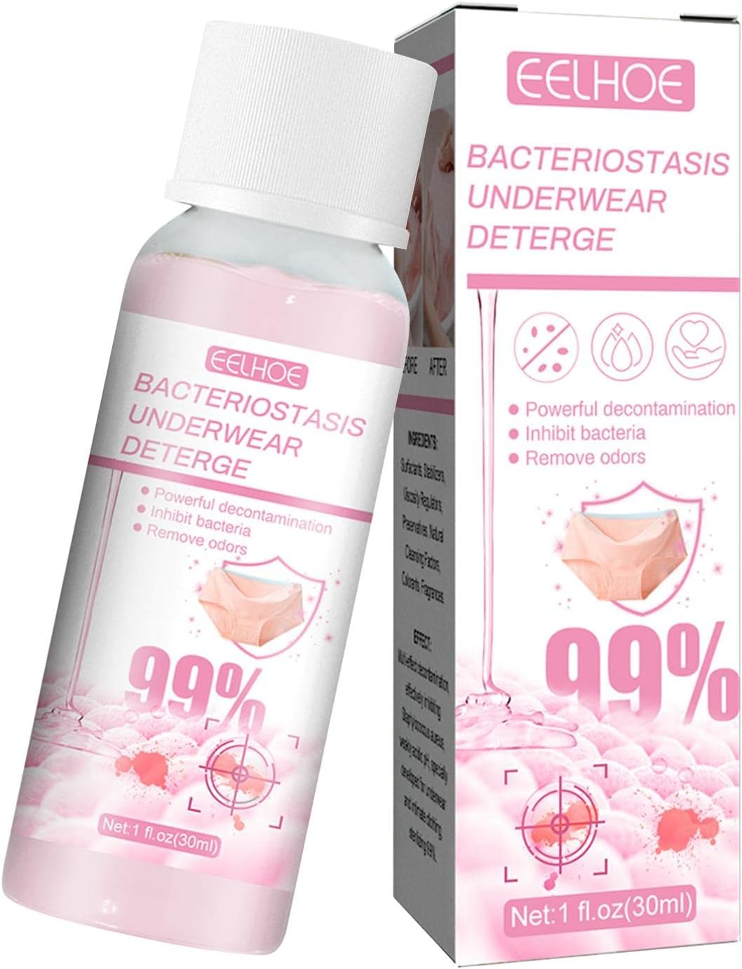 Cipliko Underwear Cleaner 30ml Underwear Detergent Laundry Liquid