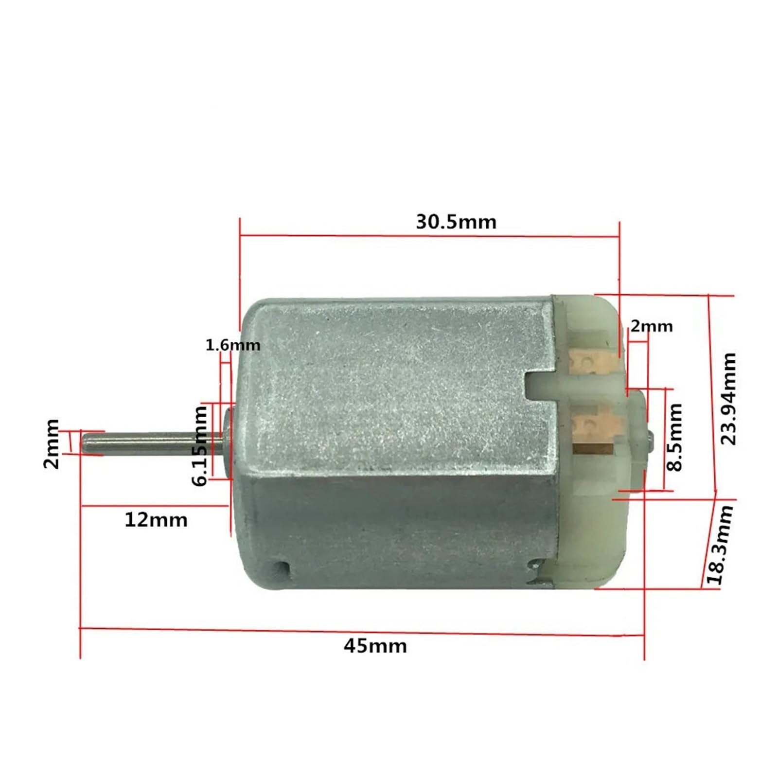 FC280-PC 12V DC 12500rpm High Speed Motor Electric For Car Window and Door Electronic Locks (1pcs)