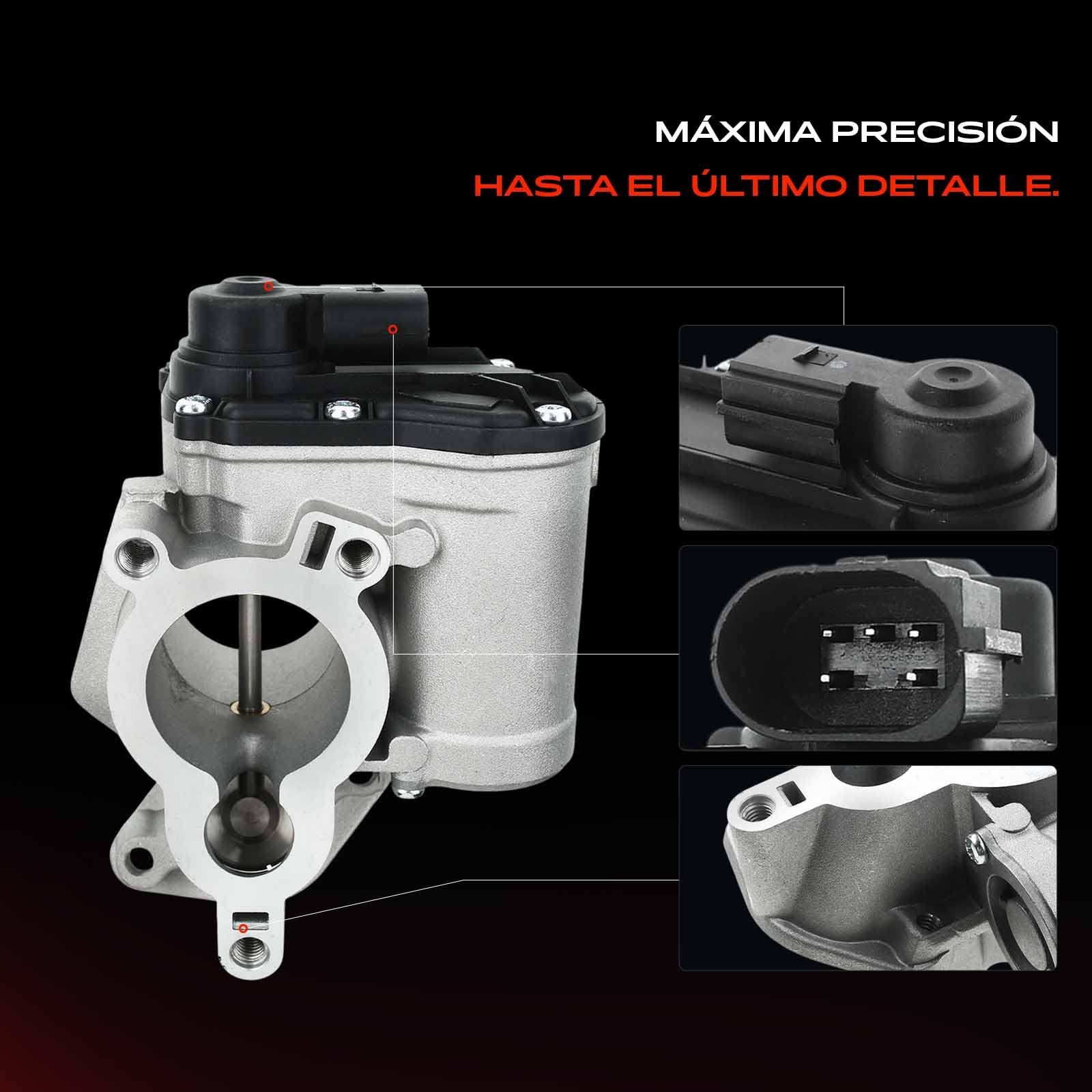 Frankberg Válvula EGR de recirculación de gases de escape 8200327004 | Compatible con: Caja de tráfico II FL, Koleos I HY, Plataforma/chasis Trafic II EL, M.e.g.a.n.e II Estate KM0/1
