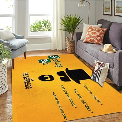 BGAFAG Alfombra Breaking Bad para Sala De Estar, Alfombra Grande para Cama, Felpudo Antidrogas De Marihuana, Felpudo para Baño, Triangulación De Envíos E4790 40X60Cm