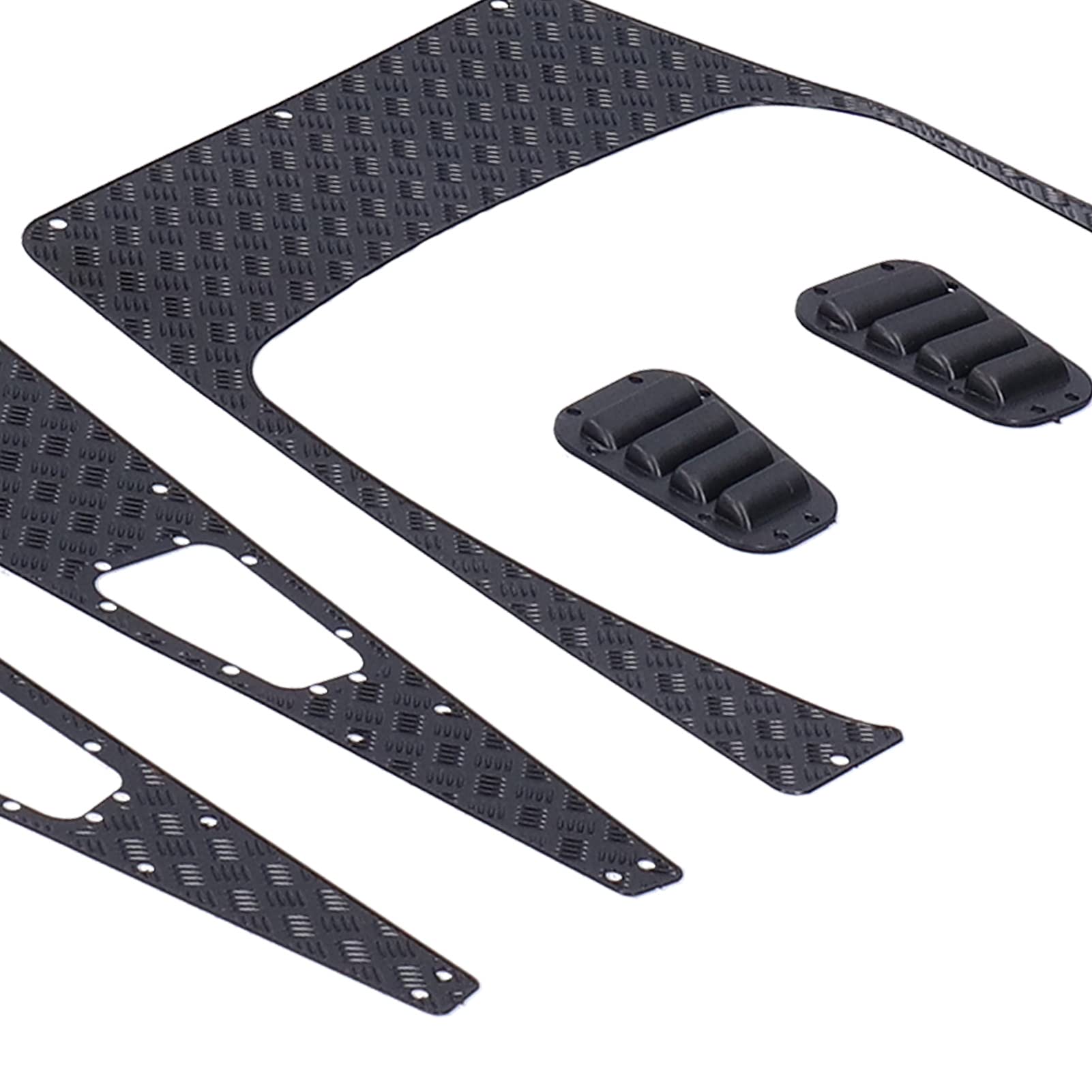 1/10 Rc Car Metal Car Door Armor Anti-skid Plate Part Fit For 1/10 TRX-4  Tamiya Paint