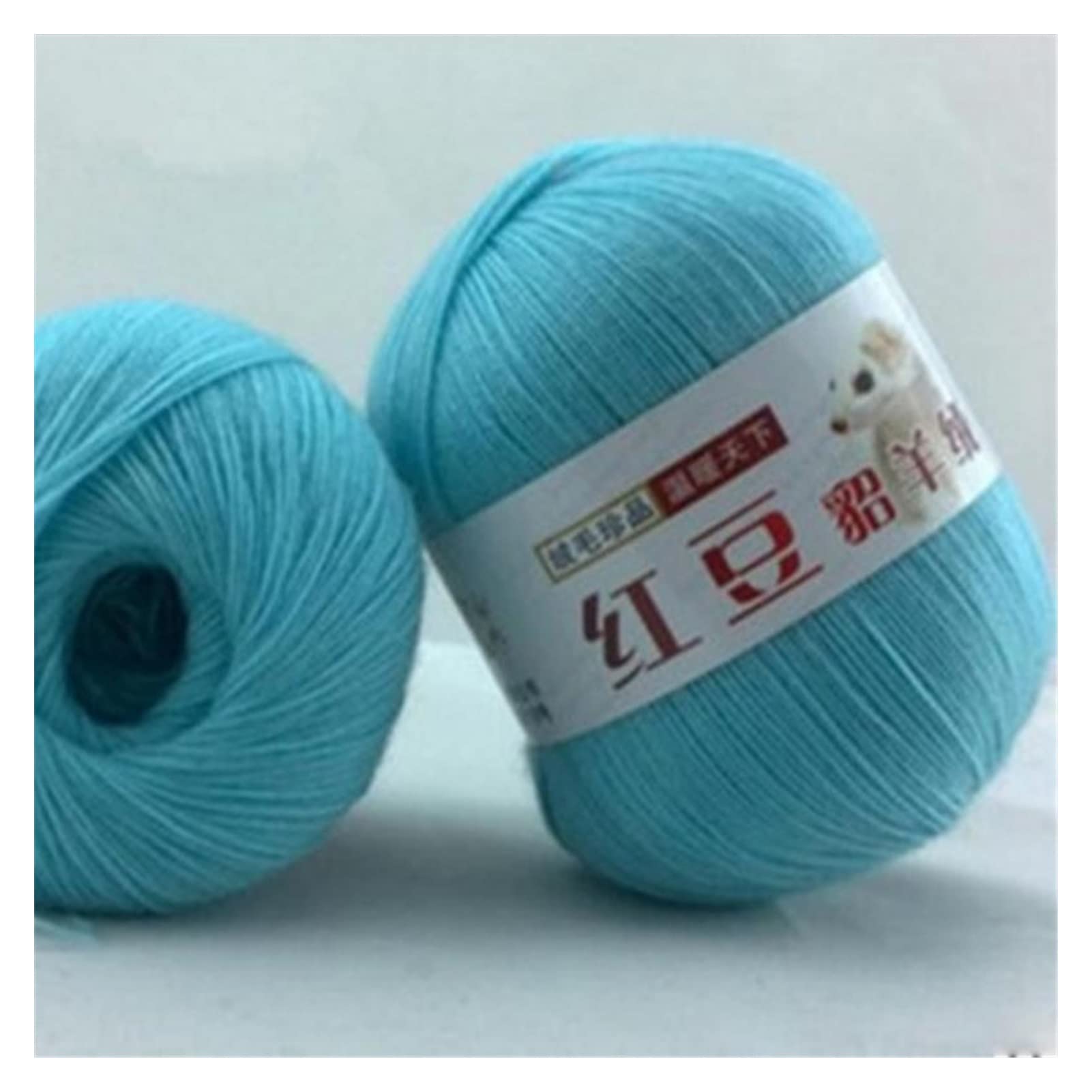500 g de Hilado de Lana de visón de la Mano de 500 g for Tejer Anti-Pilling Cableado de Terciopelo Suave Suave Tejido de Punto de Hilados Compañero Ovillos Lanas (Color : 05)