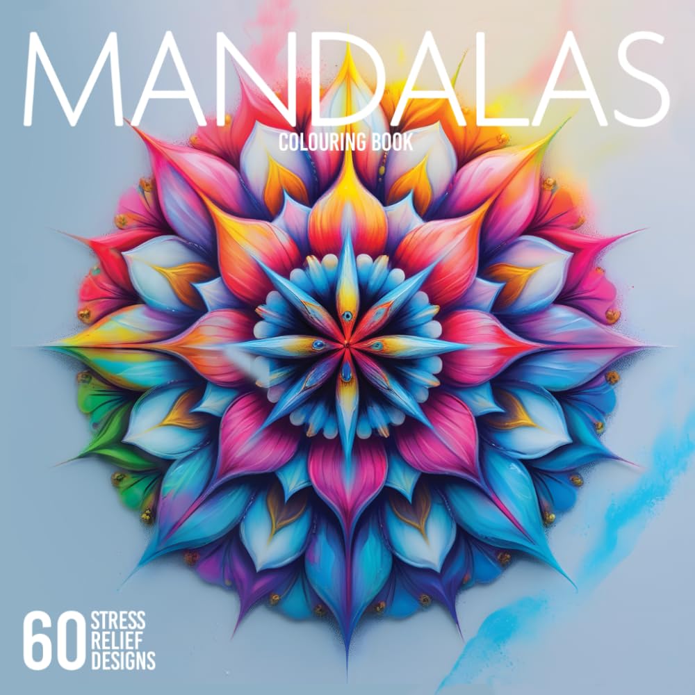 Madalas coloring book: 60 Stress relieving designs