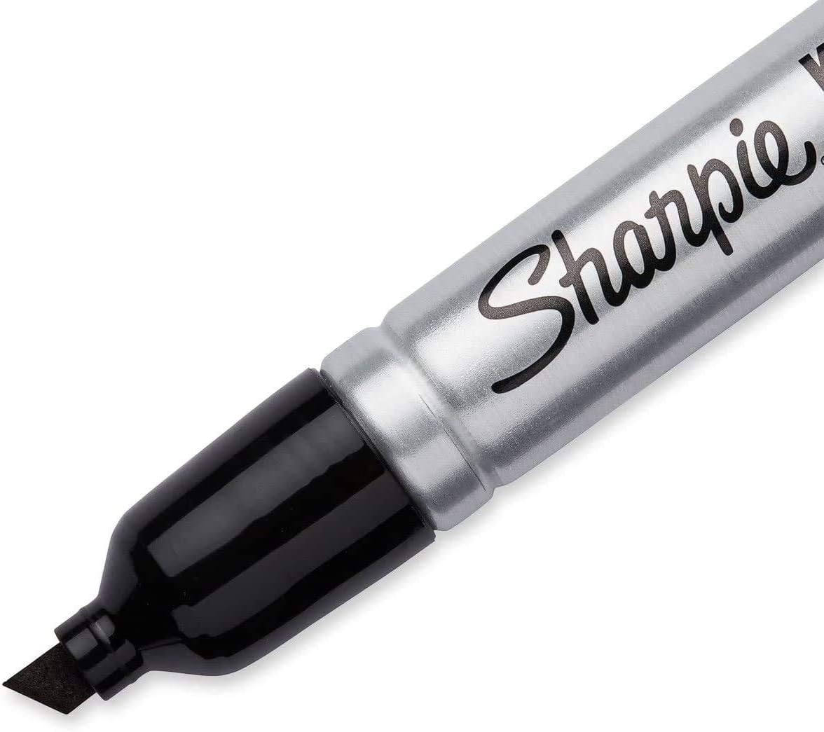 Sharpie 15001 Box of 12 Sharpie King Size Chisel Tip Permanent Markers