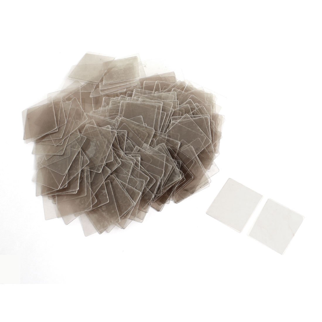 sourcing map 300 pièces Plaques de mica Feuille de Mica Isolant 24 mm x 27 mm x 0,12 mm pour réparation