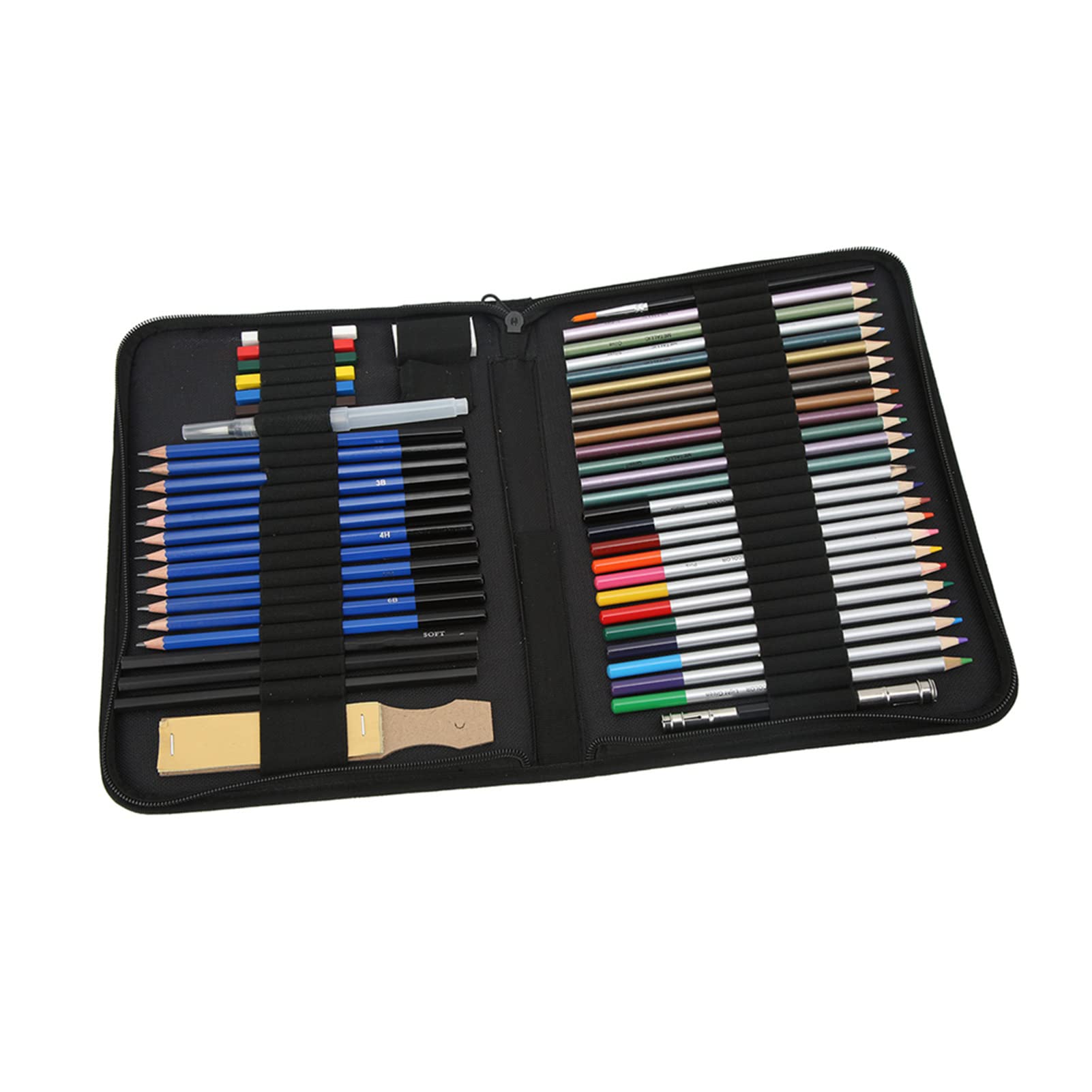 Kit di matite da disegno, Set da disegno Kit da schizzo, Forniture artistiche professionali, Set di matite colorate, per artisti Adulti Adolescenti Principianti